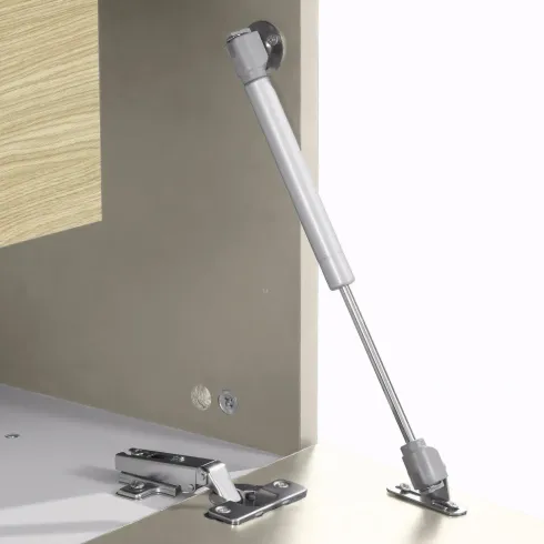 Parete Attrezzata Soggiorno 280 cm Porta TV Vetrina Legno Beige Rovere