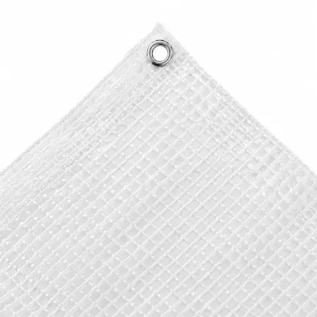 Copertura Telo Occhiellato PE Bianco 3x5 m Impermeabile Lavabile