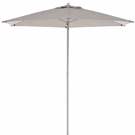 Ombrellone Rotondo diametro 2.4 metri Grigio da Giardino Antivento | BricoShop24