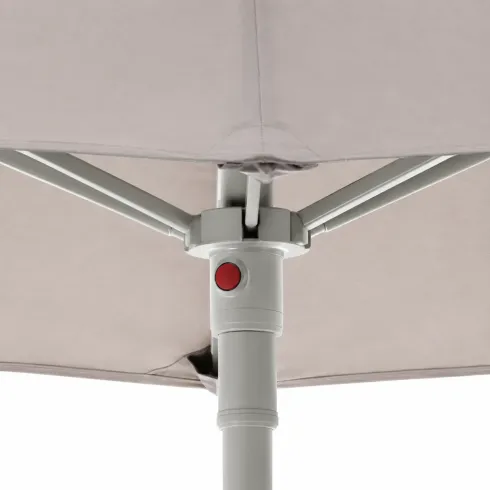 Ombrellone Rotondo diametro 2.4 metri Grigio da Giardino Antivento | BricoShop24