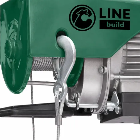 Paranco Elettrico 450W Portata 100/200kg a Fune Sollevamento 12m