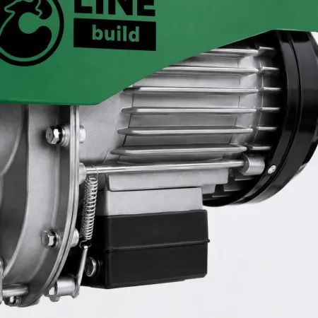 Paranco Elettrico 750W Portata 200/400kg a Fune Sollevamento 18m