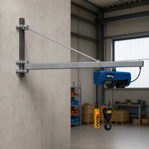 Supporto a Bandiera per Paranco Elettrico 1100mm Portata 300kg