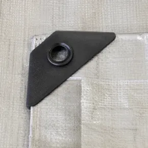Copertura Telo Rinforzato Occhiellato Grigio 6x10m 200g/m2 Lavabile 2