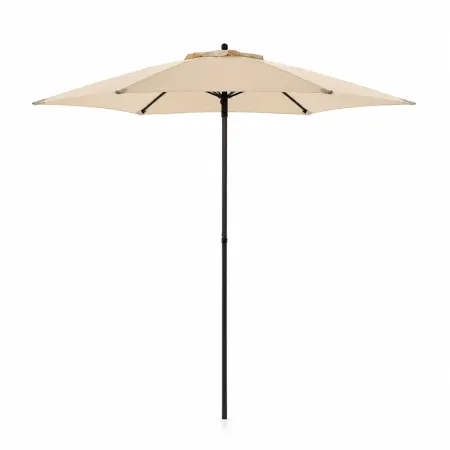 Ombrellone Rotondo diametro 2.4 metri Ecru da Giardino Antivento | BricoShop24