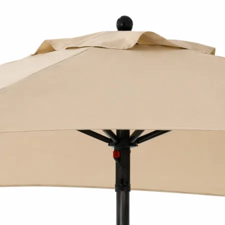 Ombrellone Rotondo diametro 2.4 metri Ecru da Giardino Antivento | BricoShop24