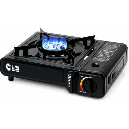 Fornello a Gas GPL Portatile 2,1 kW Valigetta Temperatura Regolabile