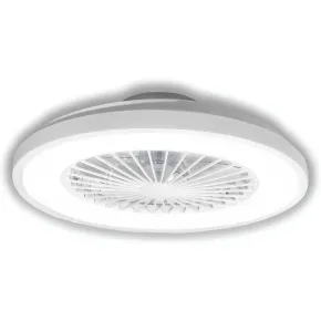 Ventilatore da Soffitto Zephir Plafoniera LED 30W Dimmer Telecomando