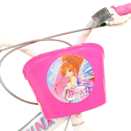 Bicicletta Winx 14 Pollici 4 5 6 7 Anni Bambina Dino Bikes Cestino Freni Rotelle