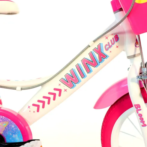 Bicicletta Winx 14 Pollici 4 5 6 7 Anni Bambina Dino Bikes Cestino Freni Rotelle