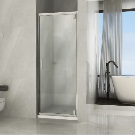 Anta Box Doccia Battente Vetro Opaco 6 mm 60x190 cm Reversibile