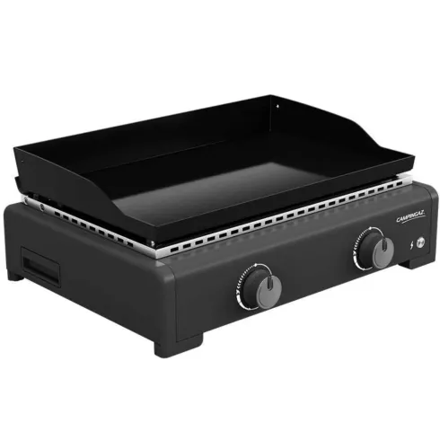 Barbecue a Gas Campignaz Plancha da Tavolo 2 Bruciatori 6kW Acciaio