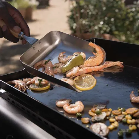 Barbecue a Gas Campignaz Plancha da Tavolo 2 Bruciatori 6kW Acciaio