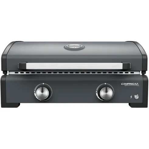 Barbecue Gas Plancha da Tavolo Campignaz 2 Fuochi 6kW Piastra in Ghisa