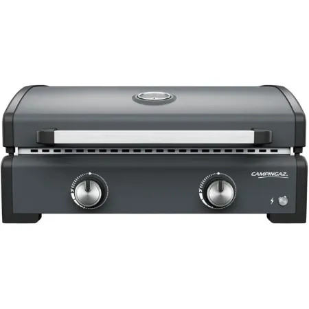 Barbecue Gas Plancha da Tavolo Campignaz 2 Fuochi 6kW Piastra in Ghisa