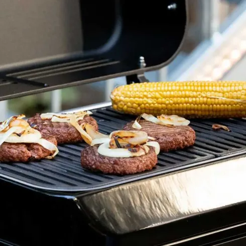 Barbecue a Gas da Tavolo Campignaz 2,4kW Griglia in Ghisa Portatile