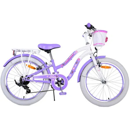 Bicicletta per Bambini 20" Sportiva Viola Sportiva 7 Marce Cestino