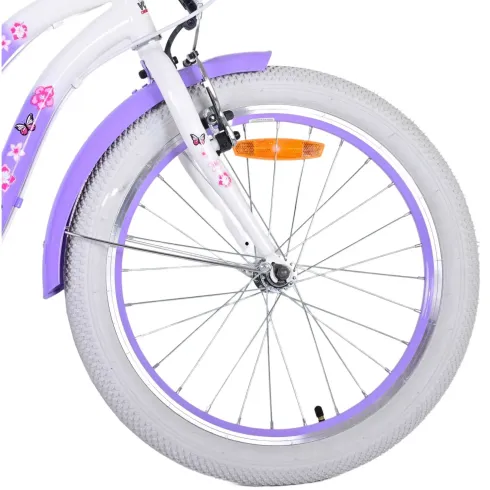Bicicletta per Bambini 20" Sportiva Viola Sportiva 7 Marce Cestino