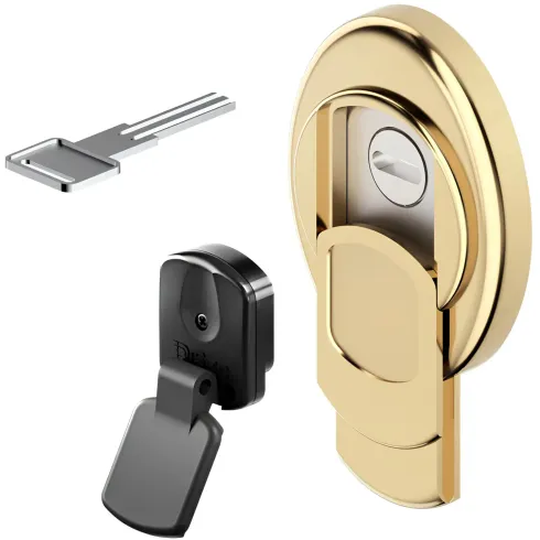 Defender Magnetico Disec MG3551 Cilindro Europeo Porta Blindata Oro