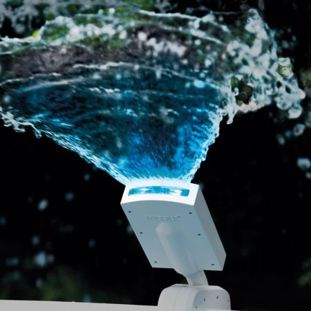 Intex Cascata Fontana a Led per Piscina Fuoriterra Spruzzino Luce Multicolore