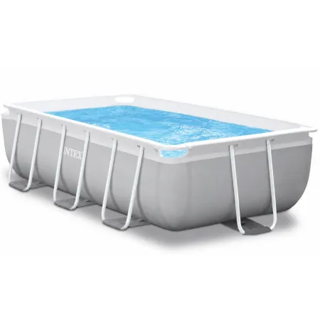 Piscina Rettangolare Frame Intex 400x200x100 cm con Pompa e Scaletta