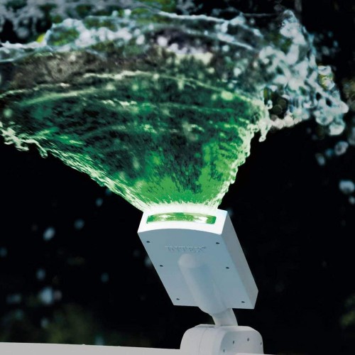 Intex Cascata Fontana a Led per Piscina Fuoriterra Spruzzino Luce Multicolore
