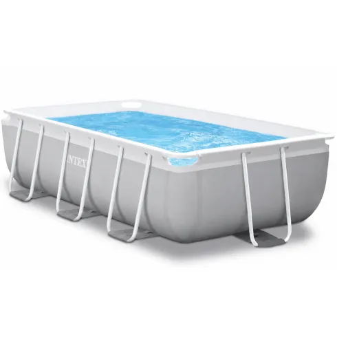 Piscina Intex Rettangolare Frame 488x244x107 cm Pompa Scaletta Teli