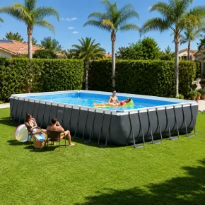 Piscina Fuori Terra Intex 975x488x132 cm Pompa a Sabbia Teli Scaletta 2