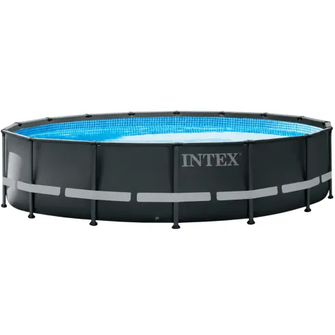 Piscina Rotonda Intex 488x488x122 cm Pompa a Sabbia Teli Scaletta
