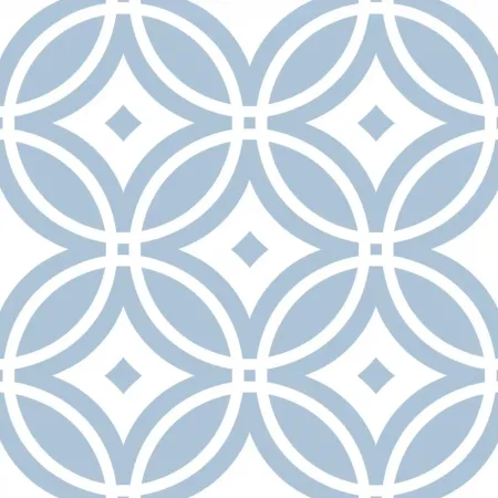 Set 22 Piastrelle per Parete Pavimento LTV PVC Effetto Maiolica Capri