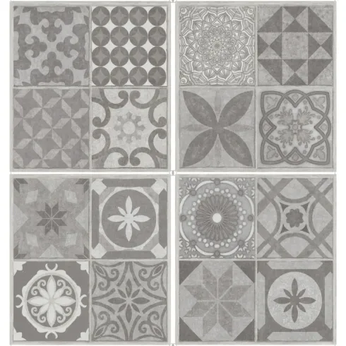 Set 22 Piastrelle da Parete Pavimento LTV PVC Effetto Maiolica Vintage