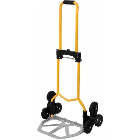 Carrello Pieghevole per Scale in Acciaio Portata 70 kg 51x42x100 cm