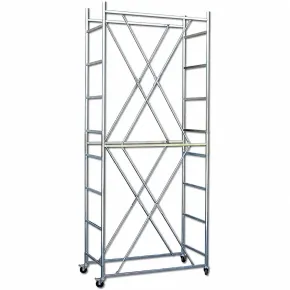 Trabattello Ferro Zincato Ponteggio Altezza Lavoro 450 cm Mezzopiano