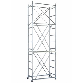 Trabattello Ferro Zincato Ponteggio Lavoro 540 cm Mezzopiano Parapetto