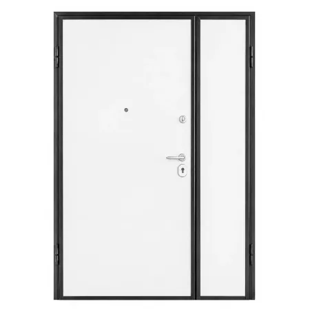 Portone Blindato Interno 2 Ante Porta Classe 3 Liscio Cilindro Europeo Noce