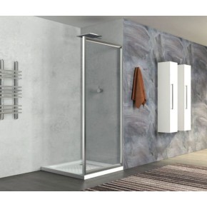 Parete Fissa da abbinare 60 70 90 100 120 Box Doccia in Cristallo 6 mm 1 Lato