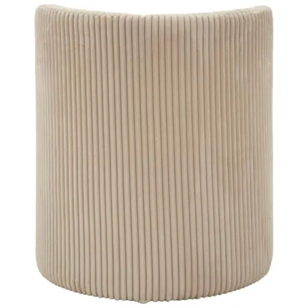 Pouf da Toeletta Contenitore Bianco Imbottito per Camera Soggiorno