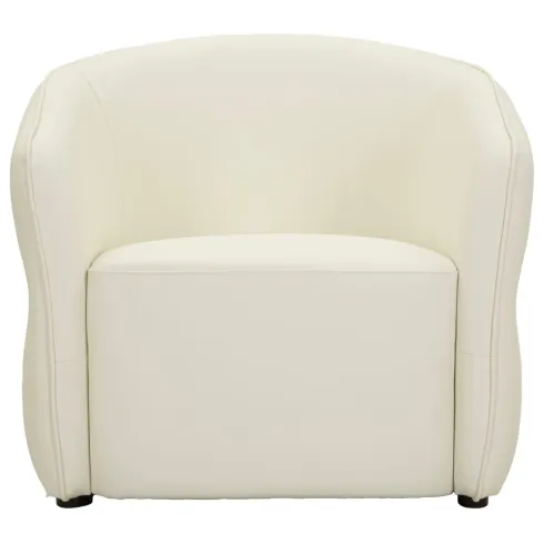 Poltrona con Braccioli Similpelle Bianco Base Metallo Oro Soggiorno