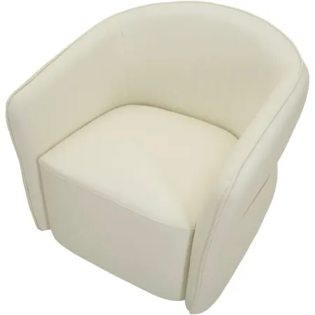 Poltrona con Braccioli Similpelle Bianco Base Metallo Oro Soggiorno