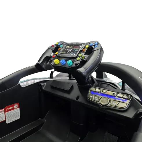 Auto Elettrica per Bambini Mercedes Formula 1 12V Nera con Telecomando