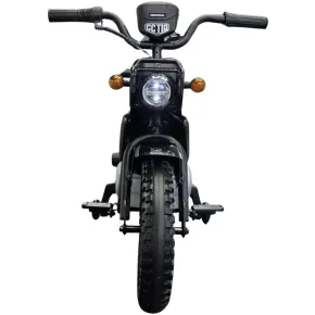 Moto Elettrica per Bambini Honda Cross Cub 110 12V Nero Ruote Laterali 2