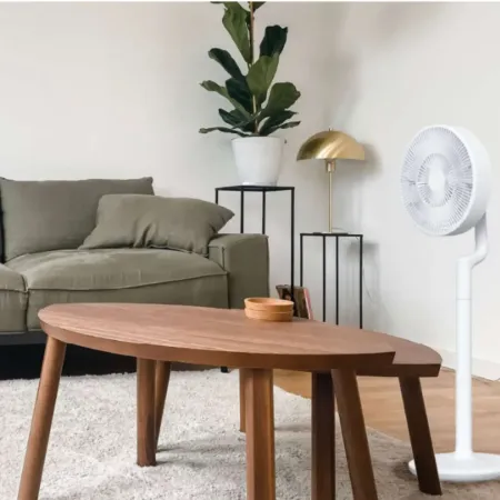 Ventilatore da Terra e Tavolo con Batteria 27 W WiFi e Telecomando