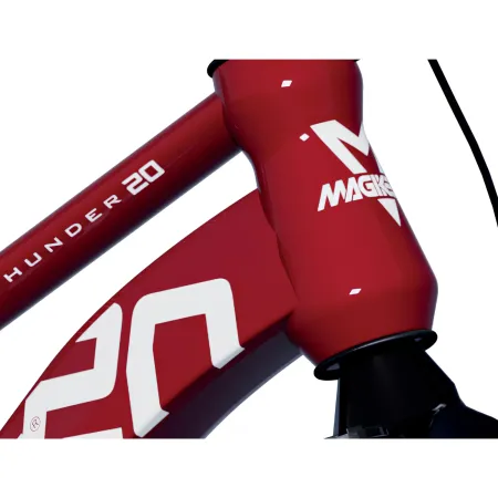 Bicicletta per Bambini Mountain Bike 20" Rosso con Freni a Disco
