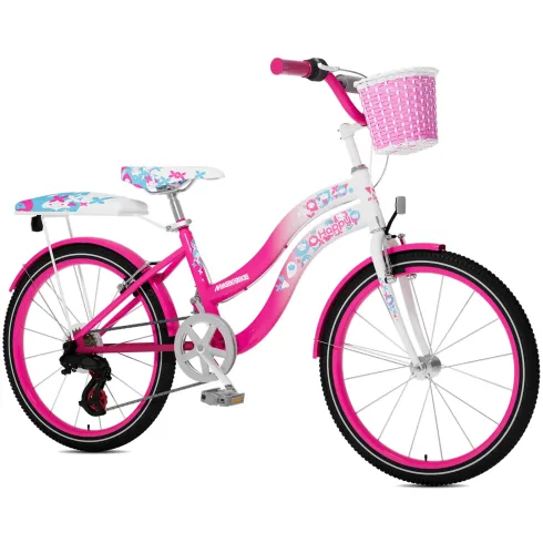 Bicicletta per Bambini 20" Cambio Shimano 7 Velocità Cestino City Bike