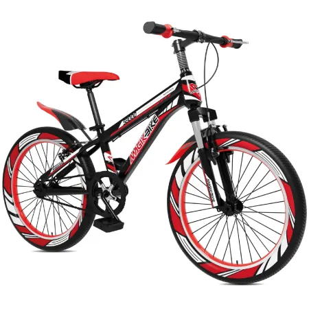 Bicicletta per Bambini Mountain Bike 20" V-Brake Ammortizzata Rossa