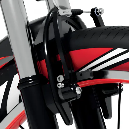 Bicicletta per Bambini Mountain Bike 20" V-Brake Ammortizzata Rossa