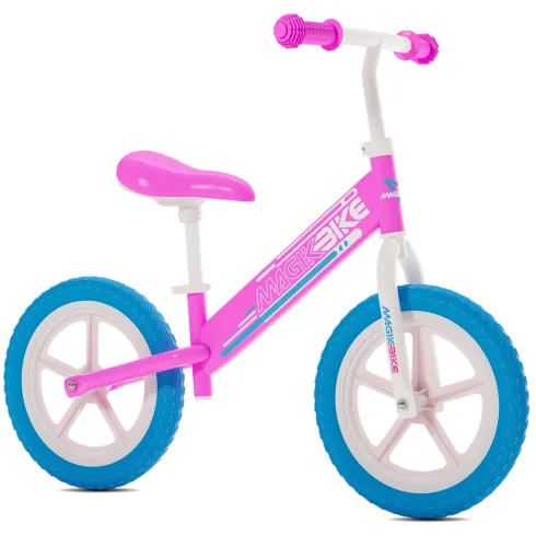 Bicicletta Bambini Equilibrio 2-3 Anni Rosa Senza Pedali Balance Bike