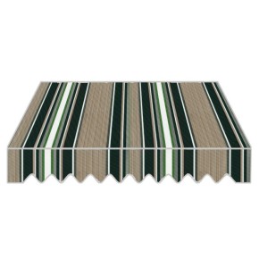 Tenda da Sole a Caduta Verde 200x250 con Bracci Balcone Rullo Soffitto Parasole 2