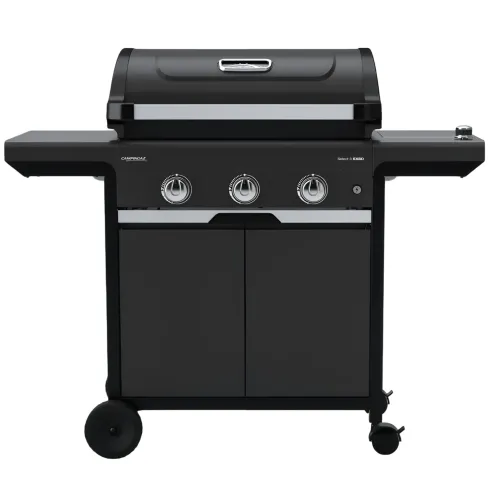 Barbecue a Gas Inox Campignaz 3 Bruciatori Piastra Griglia in Ghisa