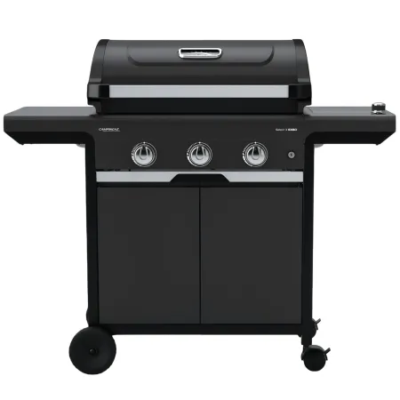 Barbecue a Gas Inox Campignaz 3 Bruciatori Piastra Griglia in Ghisa